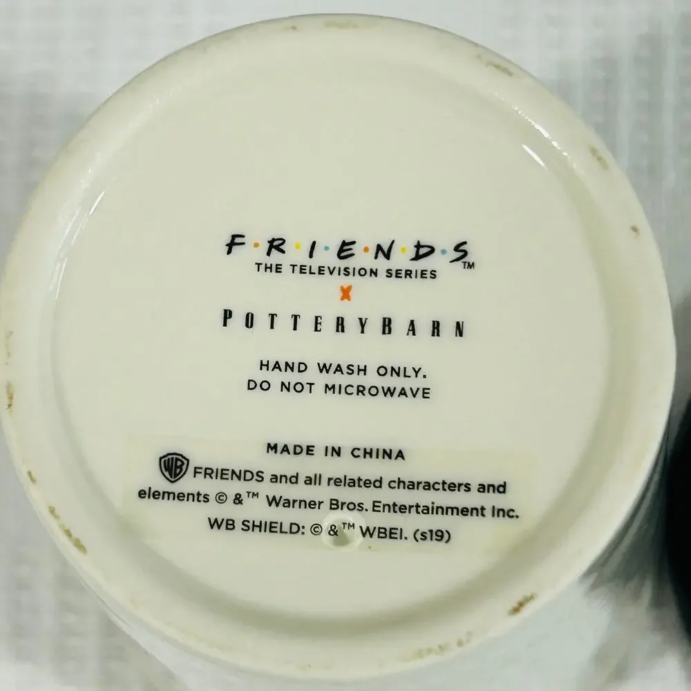 Pottery Barn Friends TV Show Central Perk Travel Coffee or Tea Mug with Lid